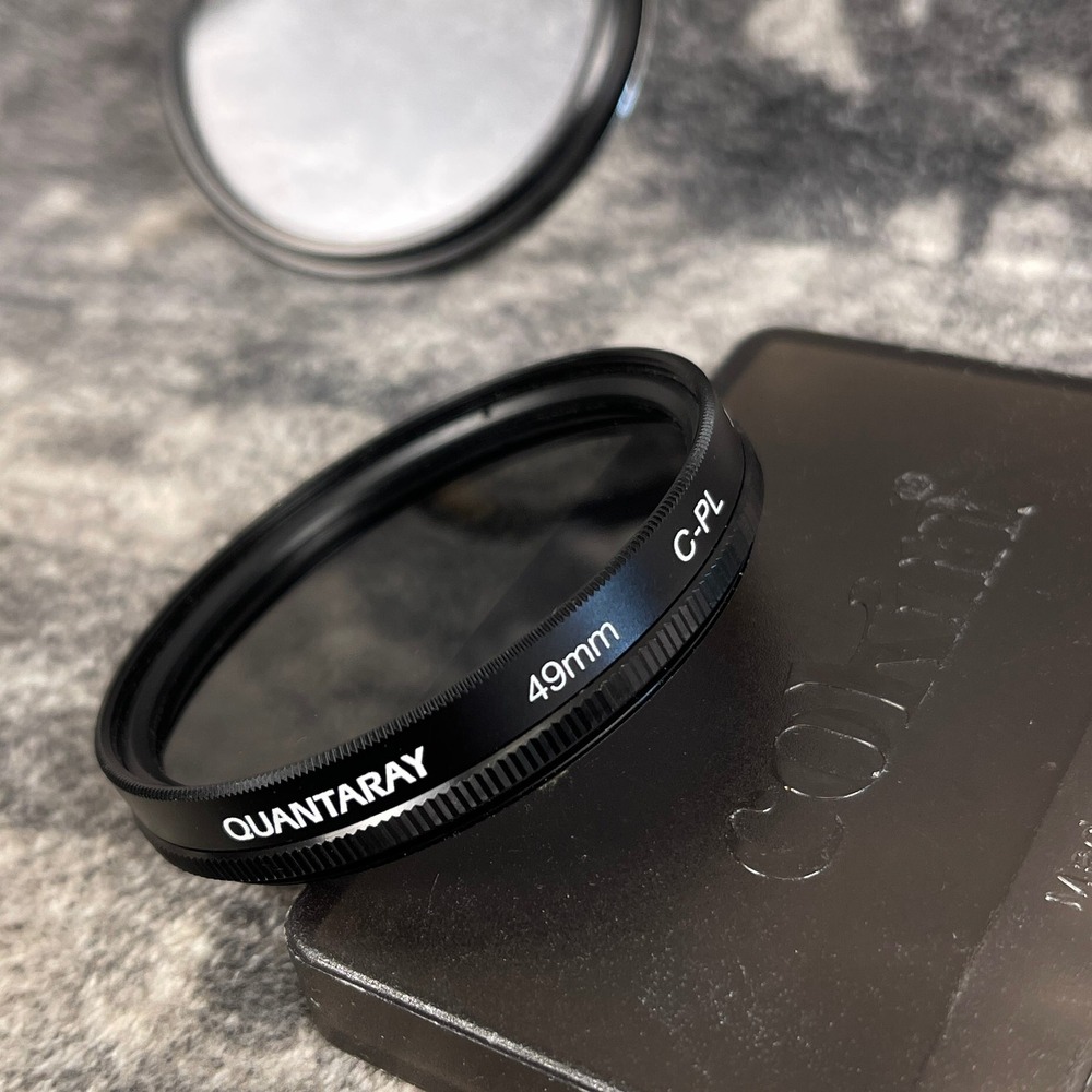 Quantaray 49mm C-PL Circular Polarizer Camera Lens Filter Japan Photography
